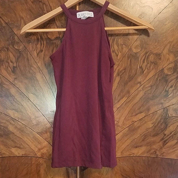 PLANET GOLD High Neck Tank Pomegranate - Picture 2 of 4